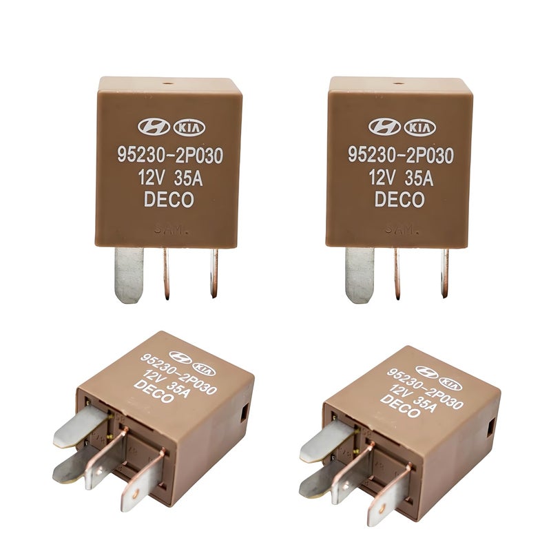 Konlkan 4Pack 35A 12V DC 4Pin Automotive Relay Universal Fit for Electrical Systems Compatible with HyundaiKia Relay 952302P030 Specifications - Image 3