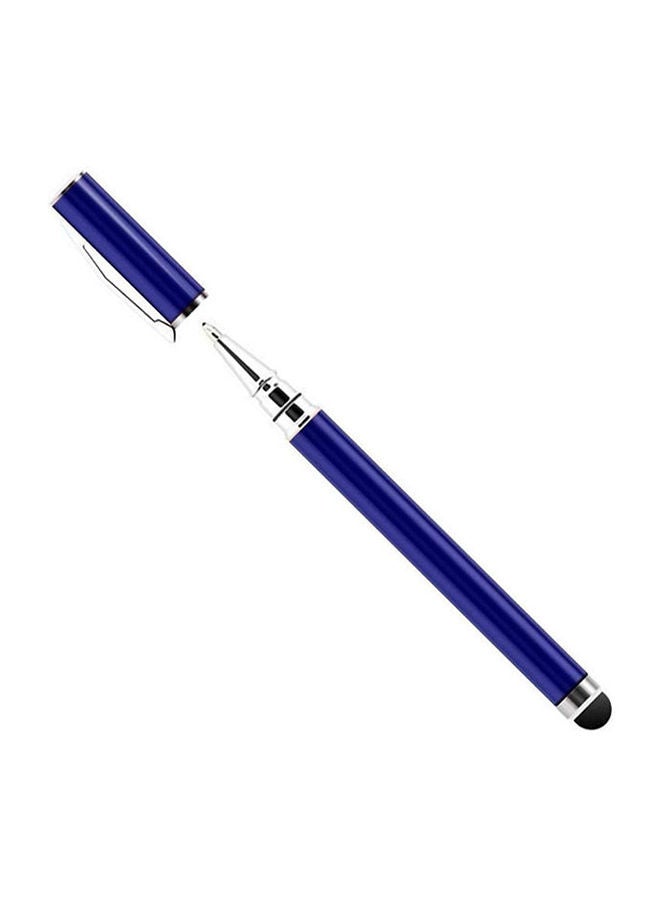 NIBEMINENT 2 In 1 Ball Point Capacitive Screen Stylus Touch Pen With Cover Blue  - Image 5