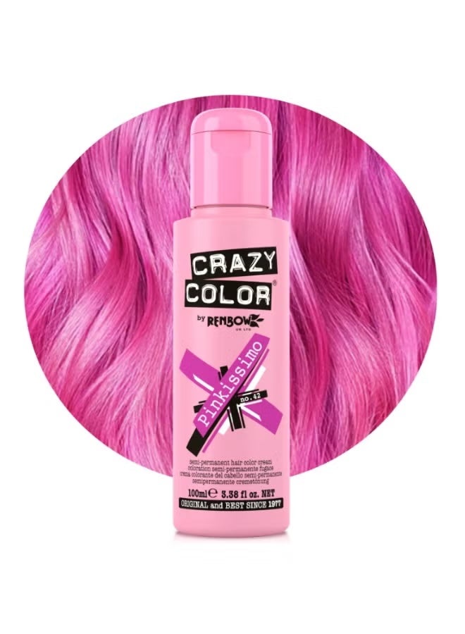 Crazy Color لون شعر شبه دائم مجنون 100 مل - بينكيسيمو - Image 1