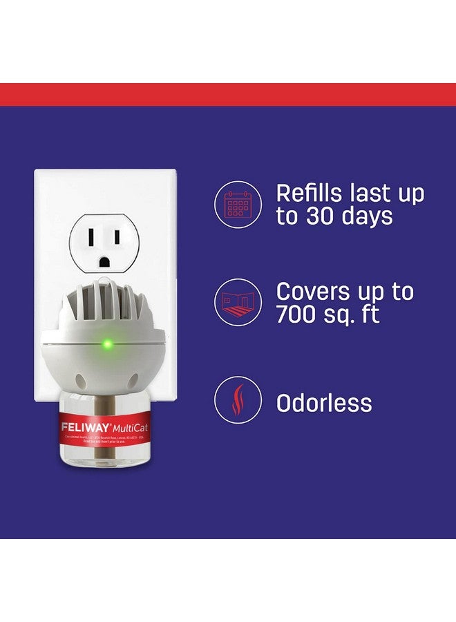 فيليواي ناشر فيرومونات تهدئة القطط المتعددة من فيليواي، مجموعة البدء لمدة 30 يومًا (48 مل) - Image 5