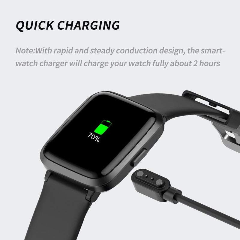 Lowfe FIRE BOLT Ring Smart Watch USB Charger Magnetic Charging Cable Adapter Compatible for Firebolt Smartwatch - Image 3
