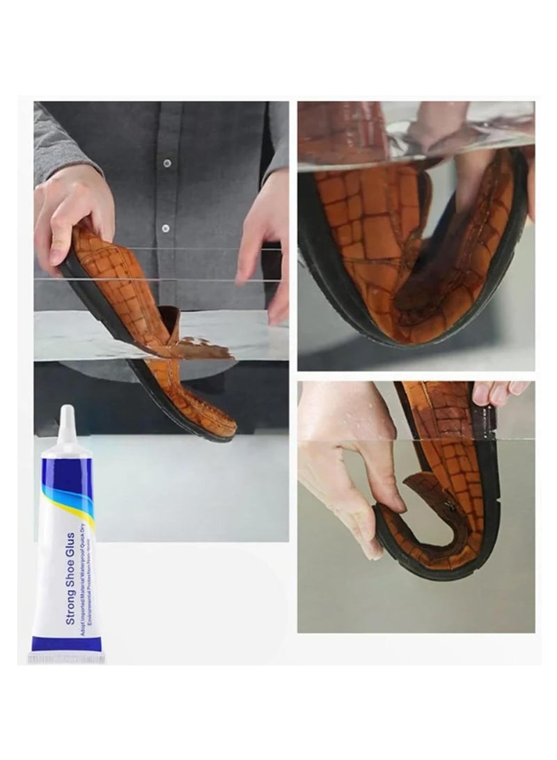 CMGTYYD Shoe Repair Adhesive, Waterproof Quick Dry Super Strong Shoe Glue, Multi-Purpose Strong Adhesive Glue, Waterproof Clear Shoe Repair Glue, for Sneakers, Hiking Shoes, Boots, Sandal (2 Pcs)  - Image 3