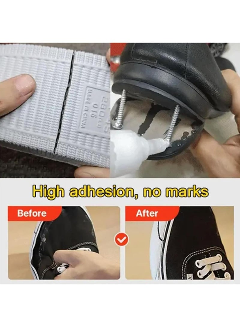 CMGTYYD Shoe Repair Adhesive, Waterproof Quick Dry Super Strong Shoe Glue, Multi-Purpose Strong Adhesive Glue, Waterproof Clear Shoe Repair Glue, for Sneakers, Hiking Shoes, Boots, Sandal (2 Pcs)  - Image 4