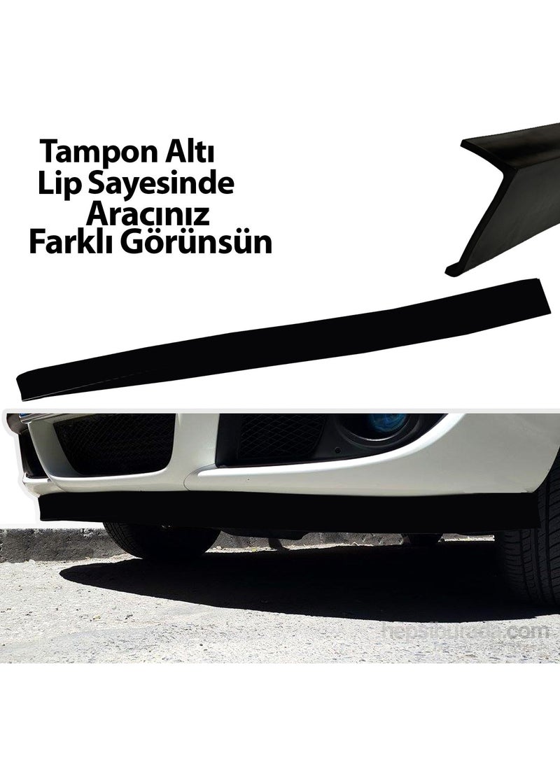 Automix Front Bumper Lip Economic Black 