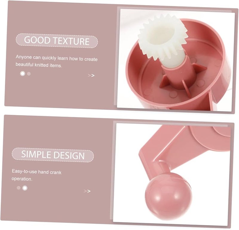 Knitting Loom Crank Handle Replaceable Durable Easy Install For DIY Hats Scarves - Image 3