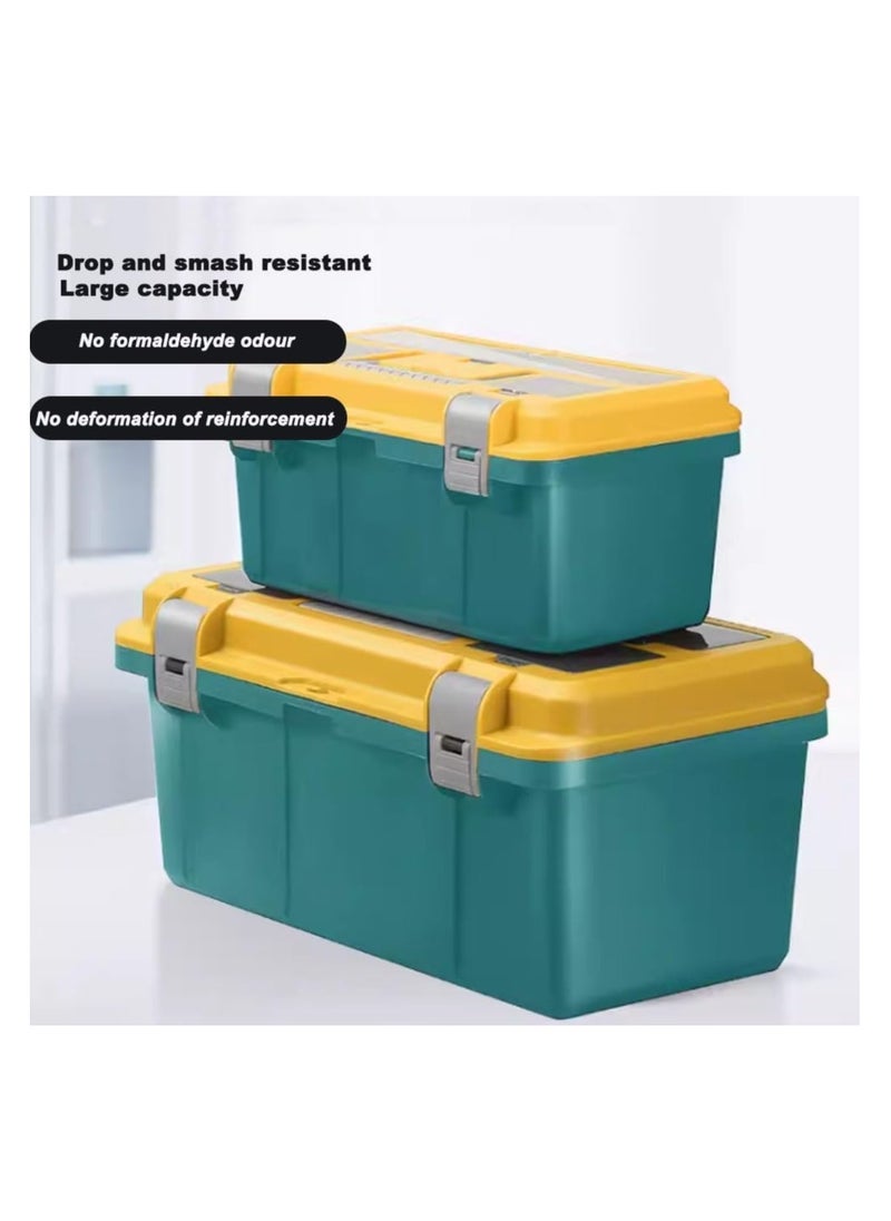 Generic Portable Plastic Home Tool Storage Box – Durable Organizer with Handle for DIY & Household Use  - Image 5
