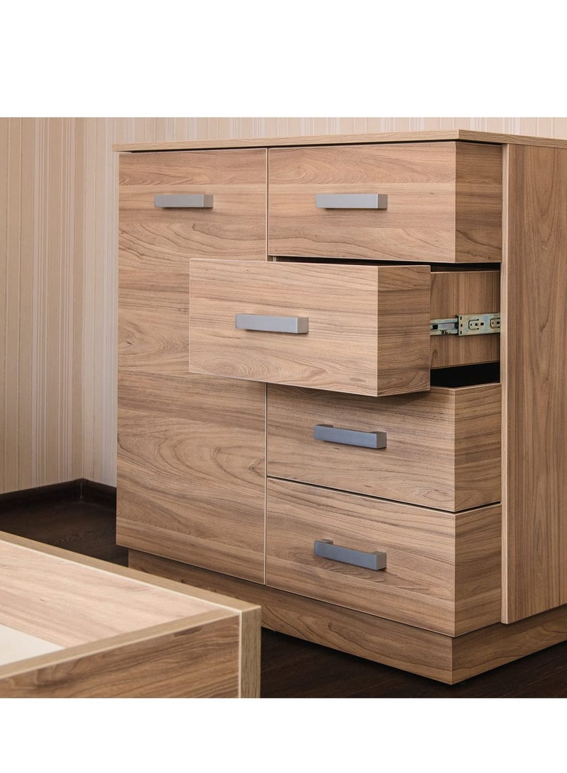 SYOSI 500 Packs Drawer Wedges Bracket Pallet Drawer Bottom Support Brackets Drawer Wedges Sagging Drawer Bottom Support Brackets for Home Repair 45 Angle Code - Image 3