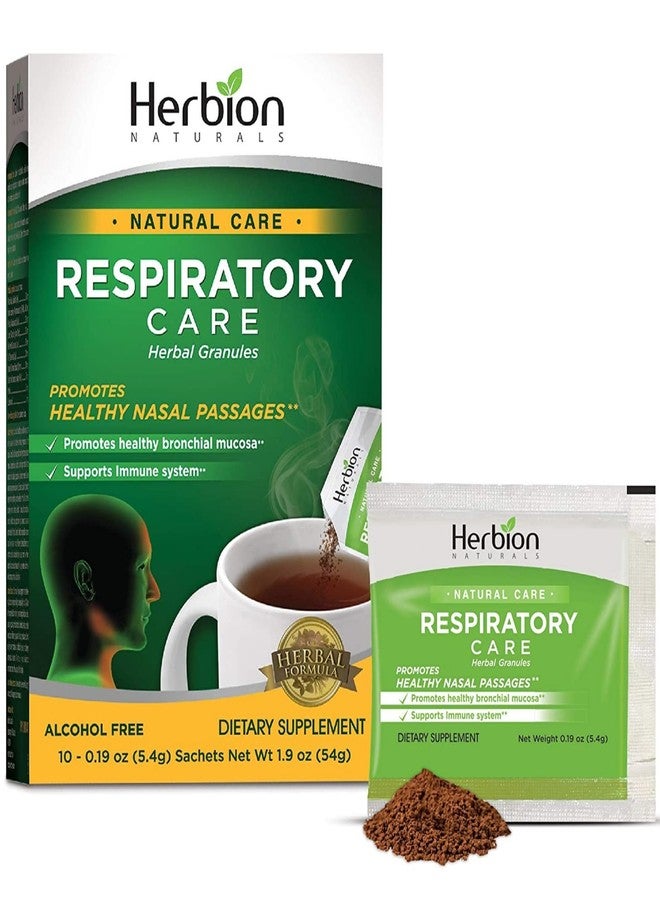 Herbion Naturals Respiratory Care Granules, 10 count sachet - Help Relieve Cold and Flu Symptoms, Promote Healthy Respiratory Function, Optimize Immune System. - Image 1