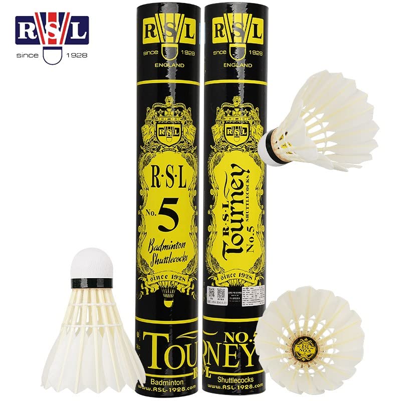 RSL No.5 Tourney Badminton Shuttlecock Birdy 12-Pack (speed-77) - Image 2