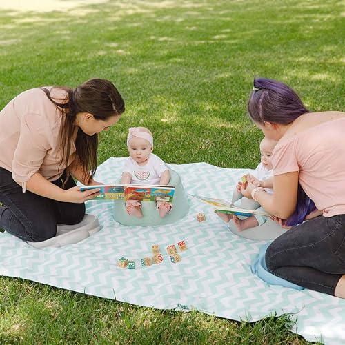 Bumbo Baby Floor Seat, Portable Infant Sit Up Activity & Eating Chair with Tray Accessory, Hemlock - Feeding and Sitting Lounger for Babies and Infants Ages 3 to 12 Months - Image 5