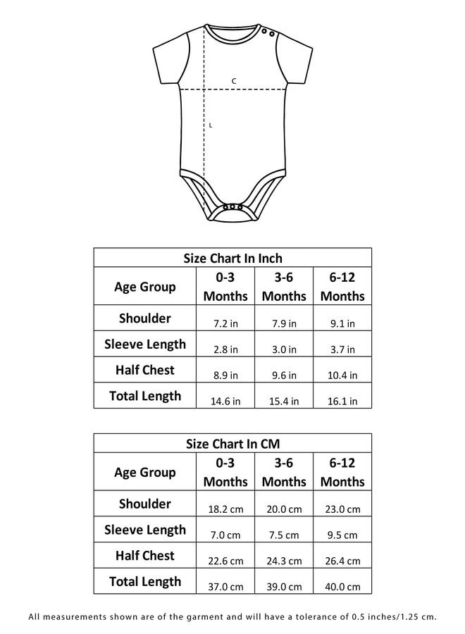 Baby Buzz Bua's Little Munchkin Baby Dress | Newborn Baby Romper Clothes for Boy Girl | Gift For Bua's Baby | 100% Cotton Bodysuit 0-3 Months - Image 5