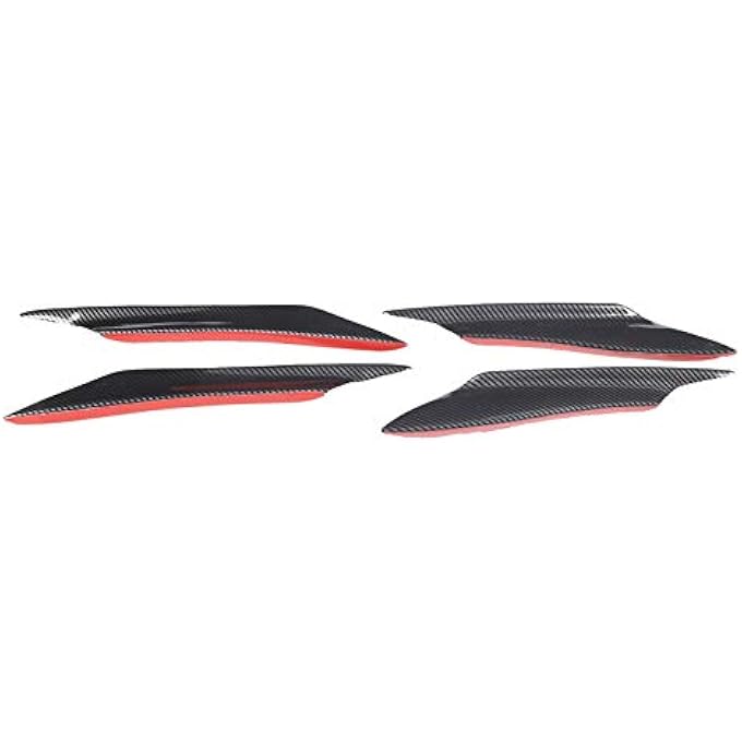 Depisuta Front Bumper Side Spoiler, Wide Range Of Applications Front Bumper Side Lip Universal Front Bumper Spoiler Front Bumper Splitter for Car Exterior Body - Image 5