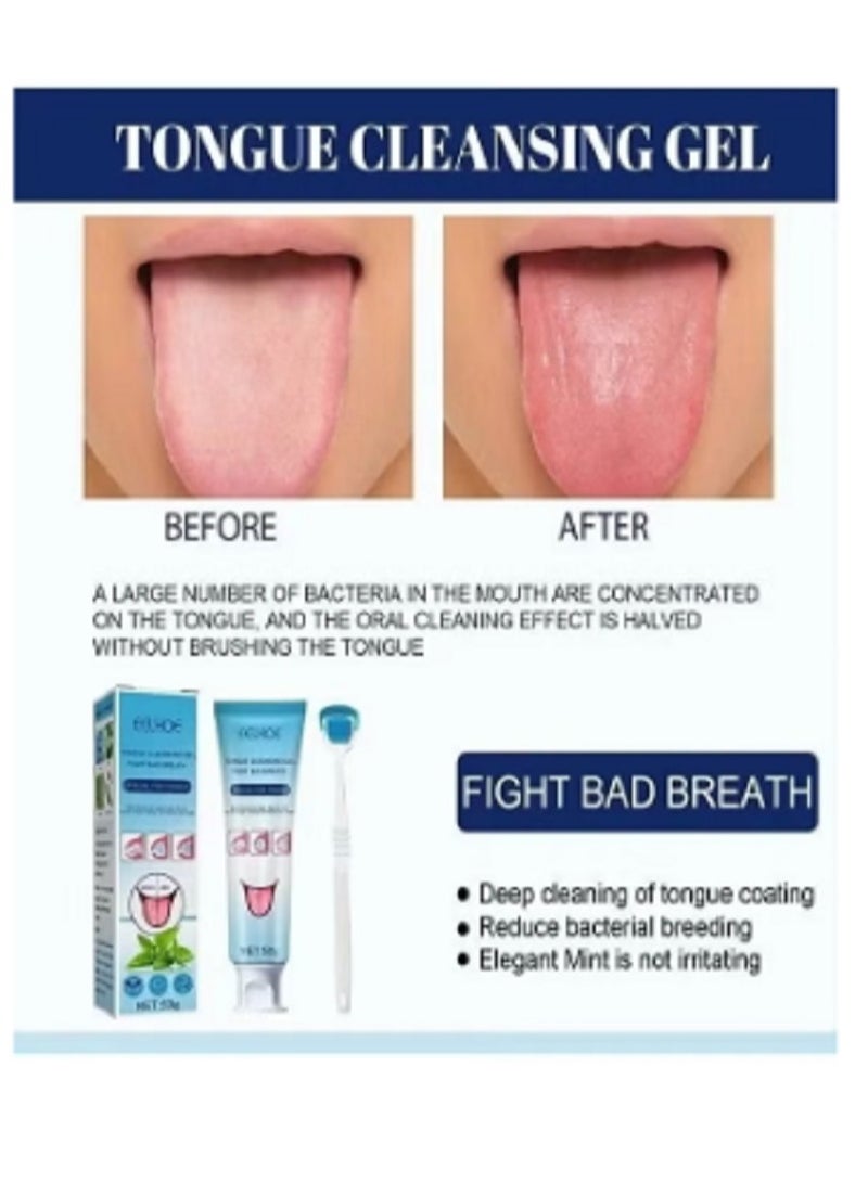 EELHOE Tongue Cleansing Gel Fight Bad Breath Special For Tongue  - Image 2