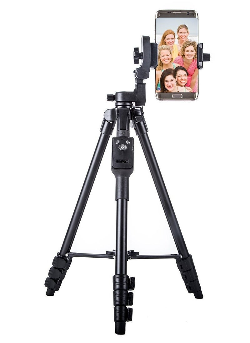 BGM VCT-5208 Portable Tripod Stand With Remote Shutter Black  - Image 4