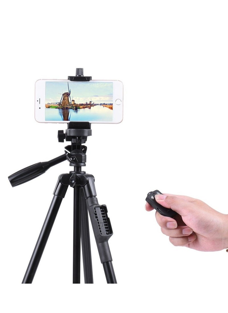 BGM VCT-5208 Portable Tripod Stand With Remote Shutter Black  - Image 5