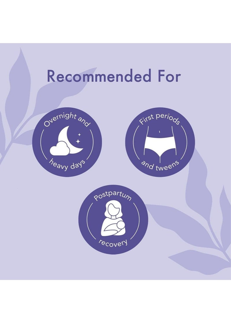 كوني أمًا أفضل سراويل الدورة الشهرية للاستعمال مرة واحدة للحماية الصحية، 10 فوط صحية على طراز السروال، ملابس داخلية واقية للنساء، نوع قصير فائق الحماية - Image 4