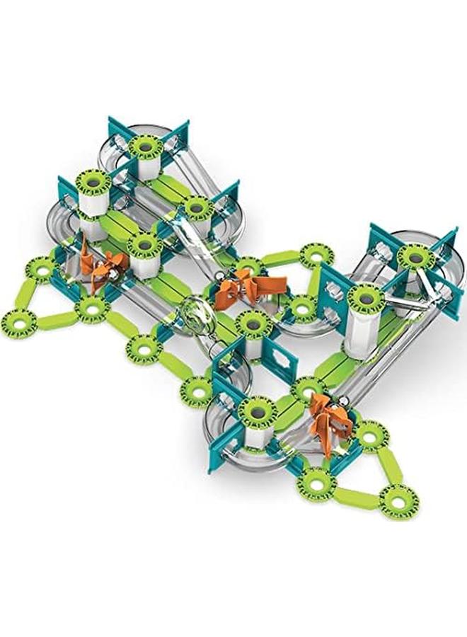 جيوماغ لعبة مسار سباق الجاذبية التعليمية والإبداعية للأطفال، مكعبات بناء مغناطيسية، مسار سباق مع مكعبات مغناطيسية، مجموعة من البلاستيك المعاد تدويره مكونة من 67 قطعة - Image 4