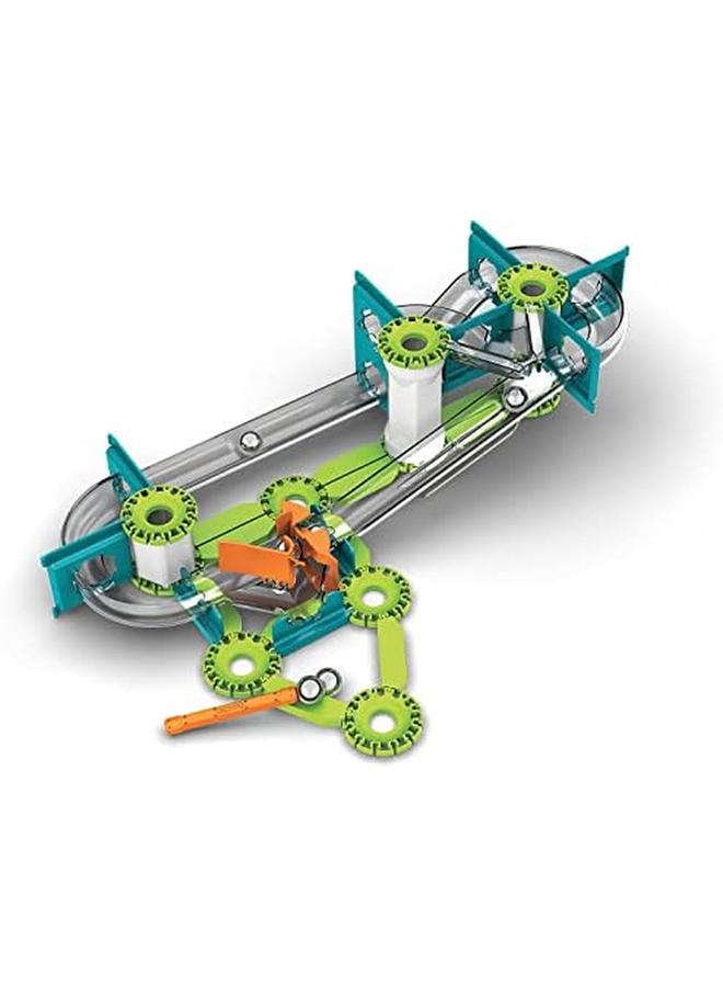 جيوماغ لعبة مسار سباق الجاذبية التعليمية والإبداعية للأطفال، مكعبات بناء مغناطيسية، مسار سباق مع مكعبات مغناطيسية، مجموعة من البلاستيك المعاد تدويره مكونة من 67 قطعة - Image 2