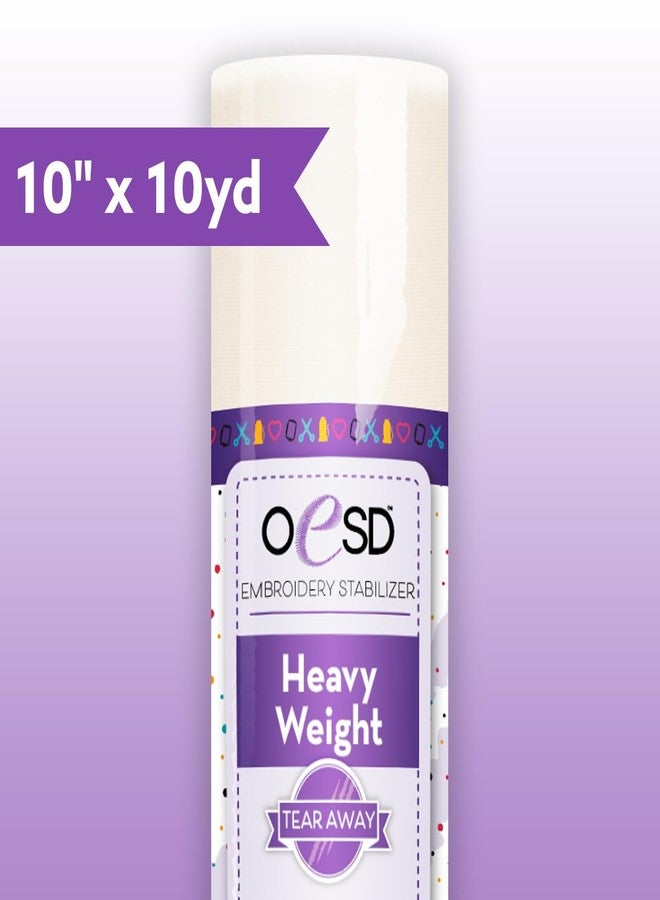 OESD Heavy Weight Tear Away Embroidery Stabilizer 10" x 10 Yd Roll - Image 2
