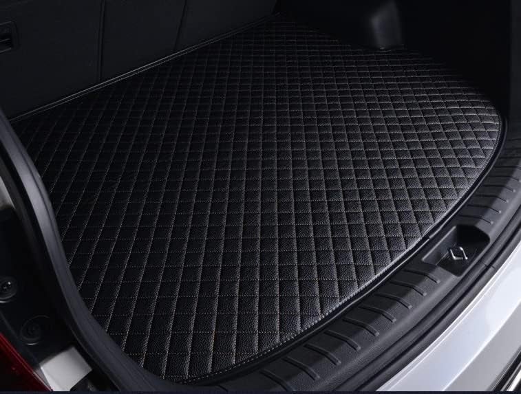 CHIRON Boot Compatible with Mahindra XEV 9e Custom Fitted Faux Leather Boot Antiskid Car Floor Mats - Black with Black Thread - Image 2