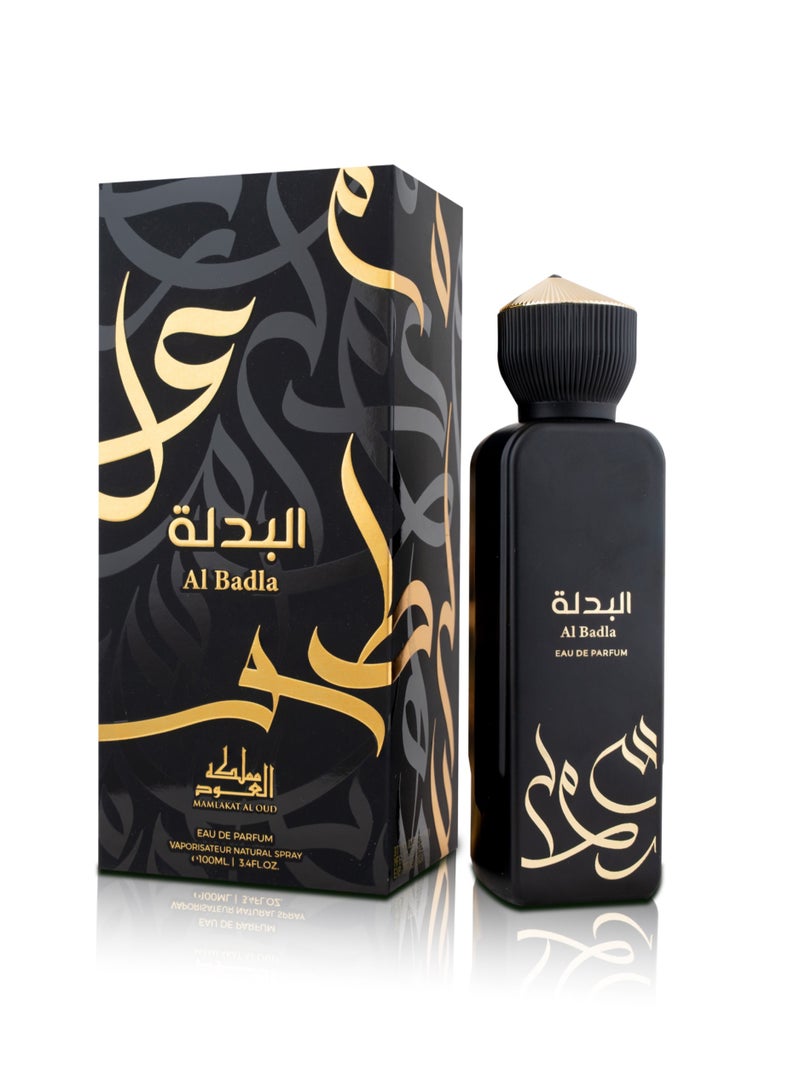 Mamlakat Al Oud Al Badla EDP - 100ml | Unisex Leather & Incense Perfume  - Image 1