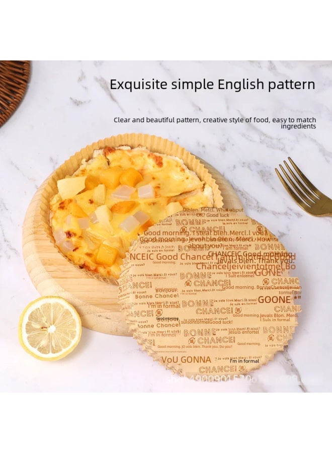 Oil-resistant Non-stick Round Bread Pizza Paper Tray Cake Mold Commercial Household Use Disposable Catering Supplies-Specifications:6 Inch Pizza Paper Tray 15.5CM100 - Image 3