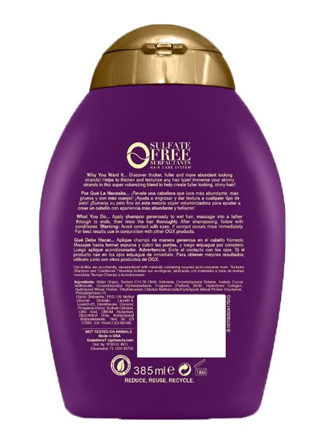 Ogx Thick And Full Biotin Shampoo 385ml - Image 2