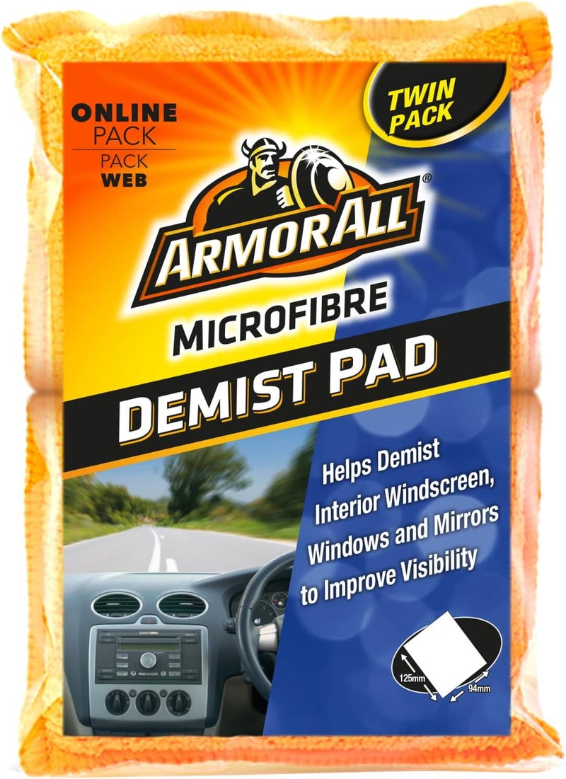 Armor All Microfibre Car Demist Pad - Set of 2 - Image 1