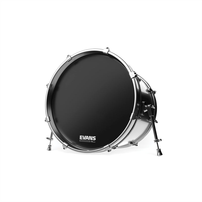 Evans Resonant Black Bass Drum Head, 22 Inch - Image 3