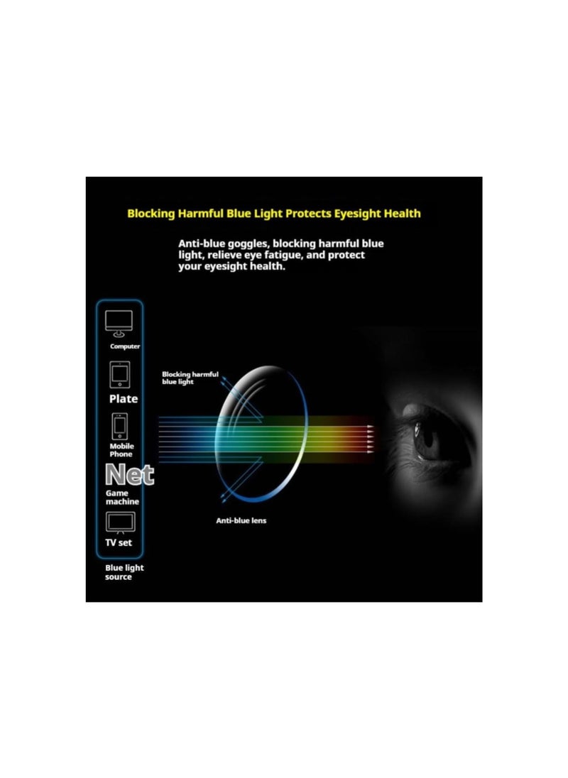 Outfany Intellireaders,Titanium Progressive Far and Near Dual-Use Reading Glasses for Women Men