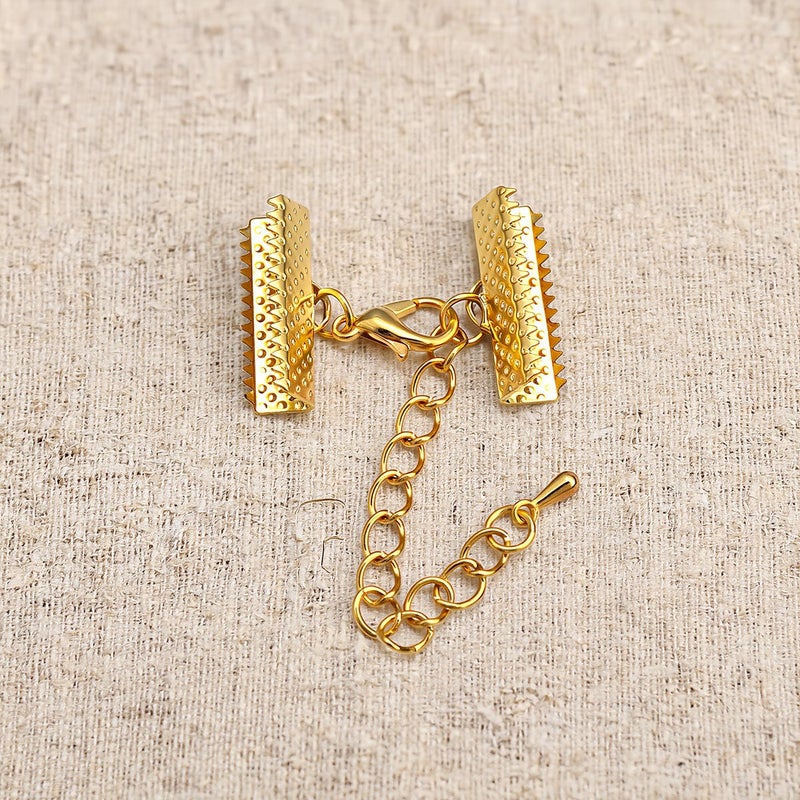 Leather Cord Clasp Silver 6mm Improved Teeth Anti Release Jewelry Making Supply - Image 3