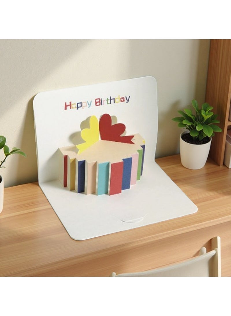 3PCS 3D Pop Up Birthday Cards Handmade Funny Cute Happy Birthday Greeting Cards Gifts for Women Men Kids for Birthday Party - Image 3
