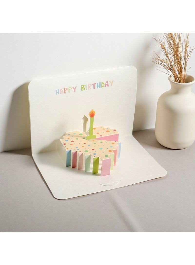 3PCS 3D Pop Up Birthday Cards Handmade Funny Cute Happy Birthday Greeting Cards Gifts for Women Men Kids for Birthday Party - Image 4