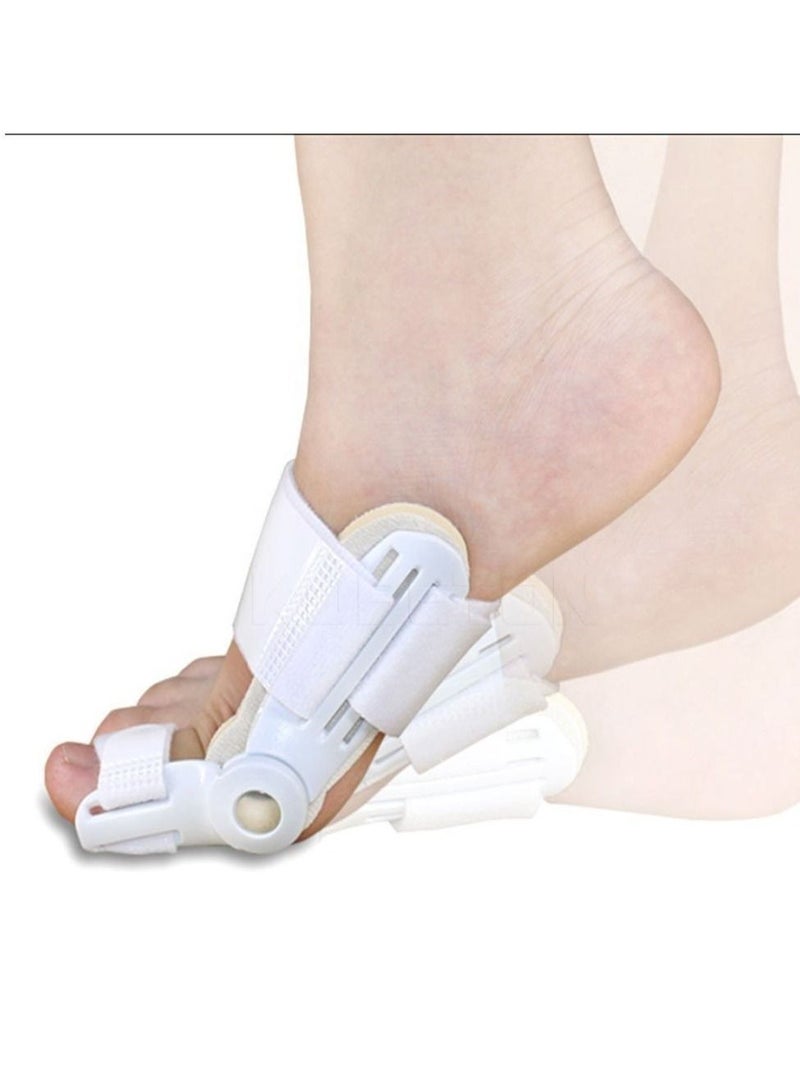 مصحح بونيون الأصابع وفاصل الأصابع أبيض - Image 1