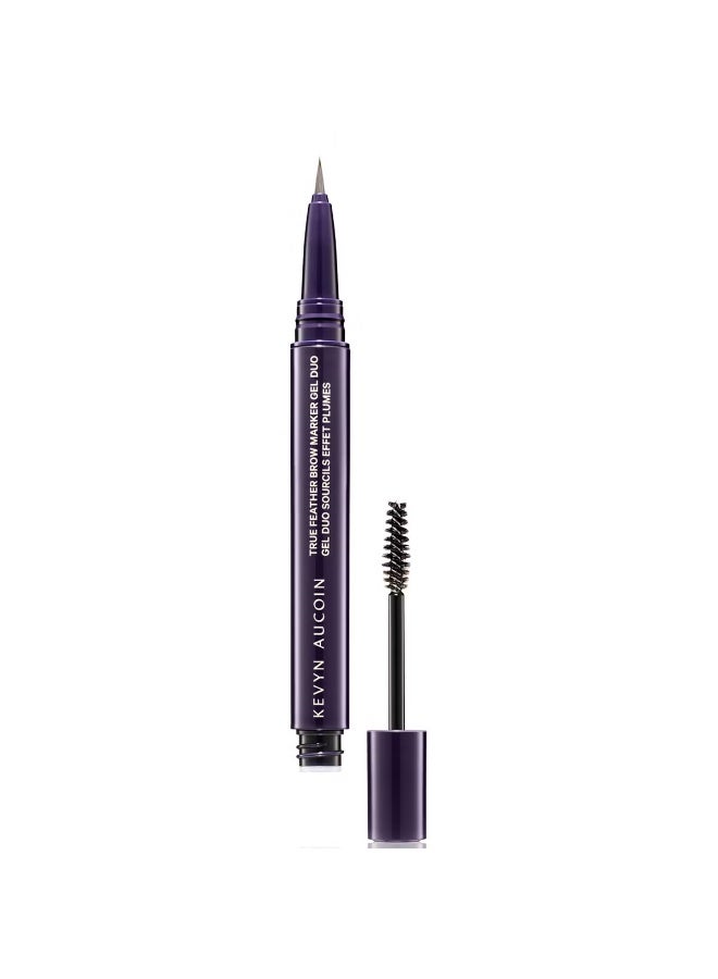 Kevyn Aucoin Kevyn Aucoin True Feather Brow Marker Gel Duo - Ash Blonde  - Image 1