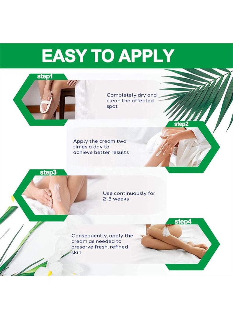 Crazylife - Urea Cream 40% for Feet Maximum Strength with 2% Salicylic Acid, Dermatologist-Tested Intense Moisturiser,Callus Remover, Dead Skin Exfoliation, Hand and Foot Cream for Dry Cracked Elbows, Heels, Knees - Image 1