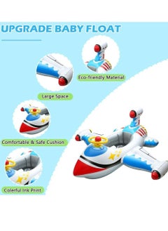Generic Baby Swimming Ring Inflatable Kids Toddler Infant Swimming Float Pool Floaties Pool Ring with Seat Summer Outdoor Water Bath Toys Suitable for 1-6 Year Old Baby  - Image 4