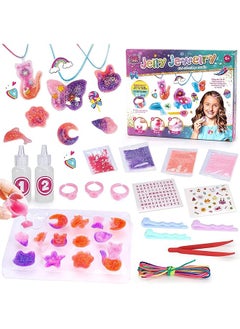 Jelly Jewelery Making Kit Girls Diy Art Gel Craft Bracelet Necklace Set Unicorn Gems Girl 6 7 8 9 10 11 12 Year Old - pzsku/ZC822EB2EA76DC35BC155Z/45/_/1719943133/86edf2e6-7e72-4c9e-be01-ae2523d54472