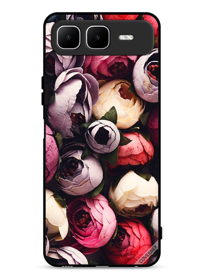 Covernex Infinix Smart 10 Plus Protective Case Cover Dark Cone Roses