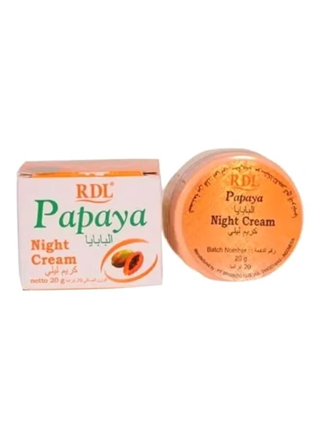 ار دي ال كريم البابايا الليلي مع فيتامين E 20 جرام