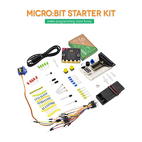 Keyestudio مجموعة البداية الأساسية KEYESTUDIO لملحقات BBC Micro:bit V2 - مجموعة STEM لتعليم البرمجة للمبتدئين (تتضمن Micro:bit V2.21) - Image 3