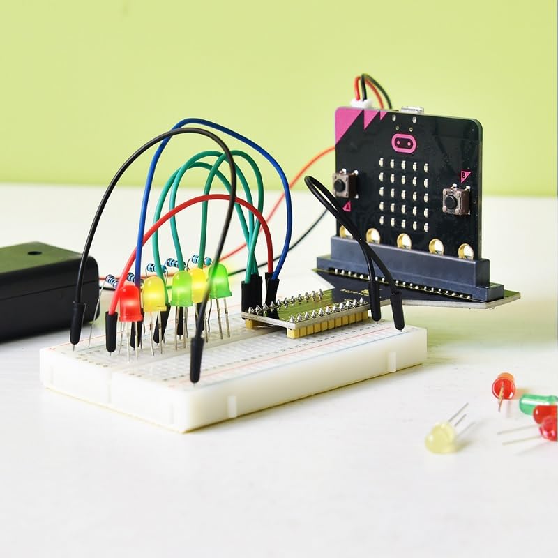 Keyestudio مجموعة البداية الأساسية KEYESTUDIO لملحقات BBC Micro:bit V2 - مجموعة STEM لتعليم البرمجة للمبتدئين (تتضمن Micro:bit V2.21) - Image 4