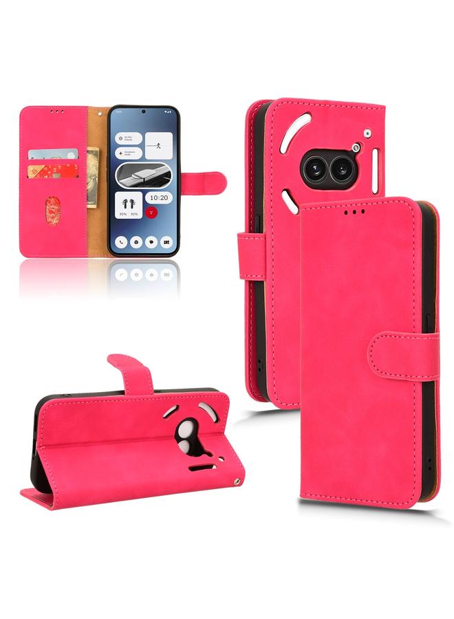 Case For Nothing Phone 2a Skin Feel Magnetic Flip Leather Phone Case