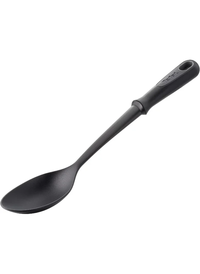 تيفال TEFAL Comfort Spoon | Kitchen Tool | High-Heat Resistance | Scratch-Free for Cookware | Dishwasher-Safe | Ergonomic Design | Black | Plastic | 2 Years Warranty