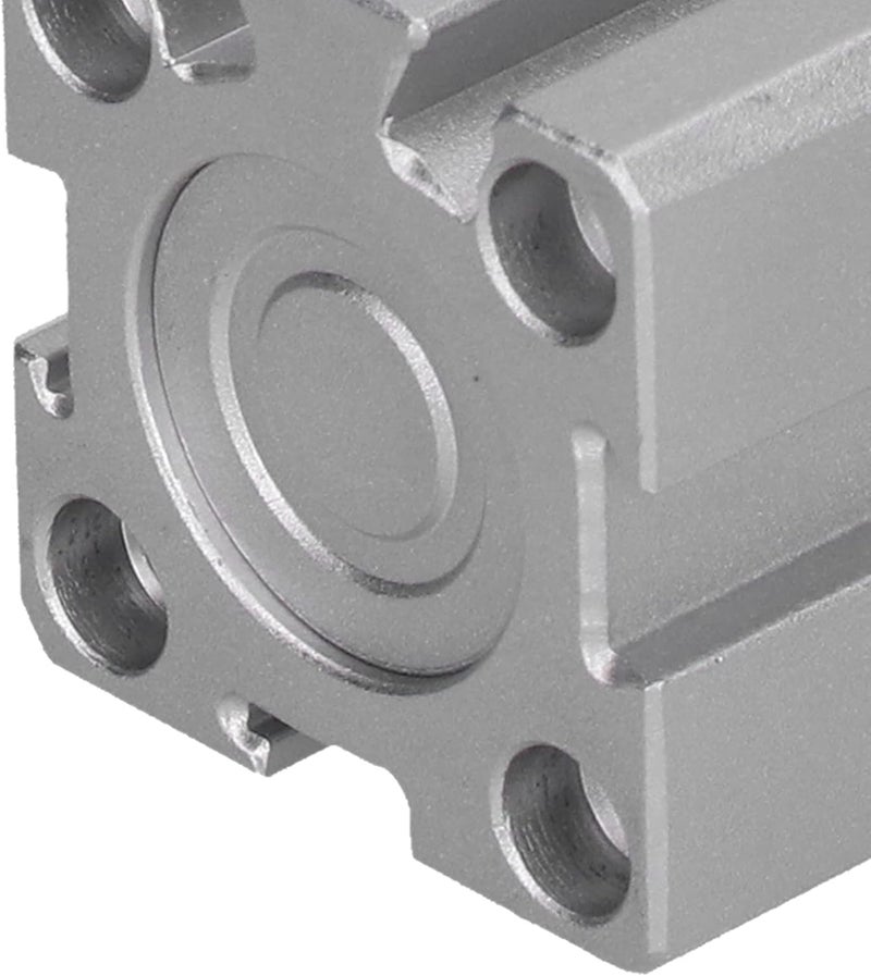 Thin Air Cylinder Aluminum Double Acting Pneumatic Components Bore 20mm, Compact Lightweight Design -, Easy Installation for Small Space Applications (SDA20X50) - Image 3