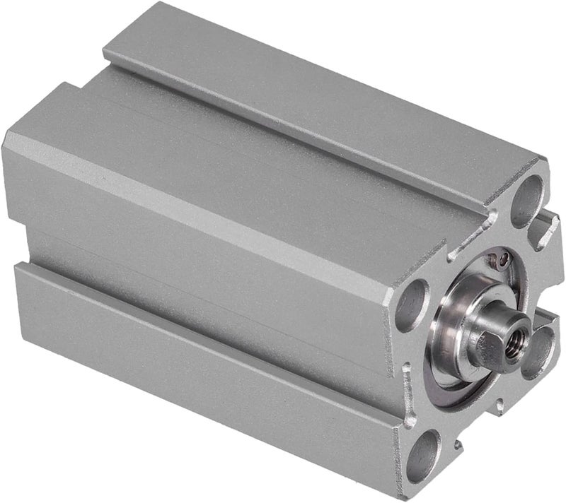 Thin Air Cylinder Aluminum Double Acting Pneumatic Components Bore 20mm, Compact Lightweight Design -, Easy Installation for Small Space Applications (SDA20X50) - Image 5