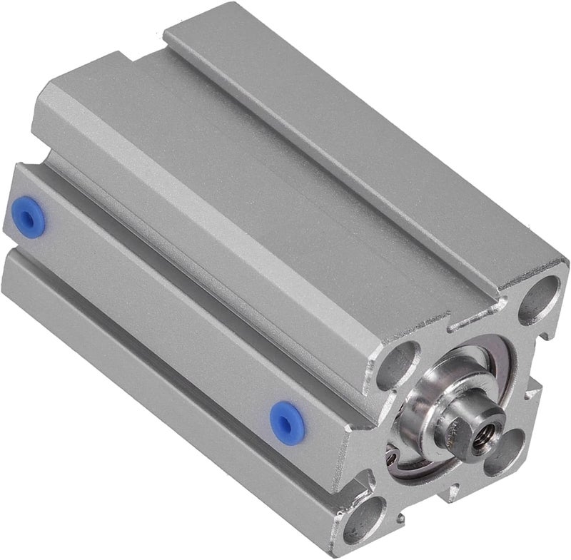 Thin Air Cylinder Aluminum Double Acting Pneumatic Components Bore 20mm, Compact Lightweight Design -, Easy Installation for Small Space Applications (SDA20X50) - Image 2