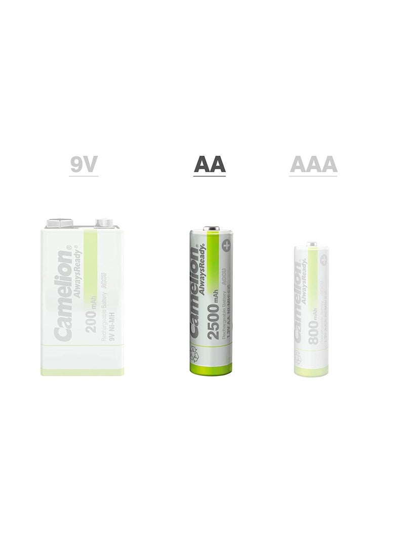 Camelion Camelion Always Ready Akku (NiMH, HR6, AA, 2700 mAh, 2er) - Image 2