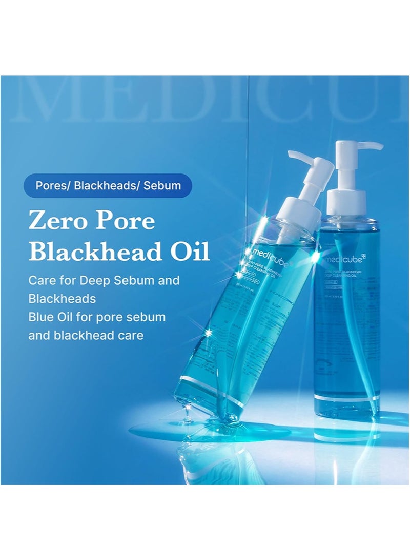 Medicube Deep Cleansing Duo: Zero Pore Blackhead Deep Cleansing Oil + Red Foam Cleanser,Deeply Cleanses,Remove Impurities,Control Sebum,Makeup Remover for All Skin Types,Korean Skin Care - Image 4