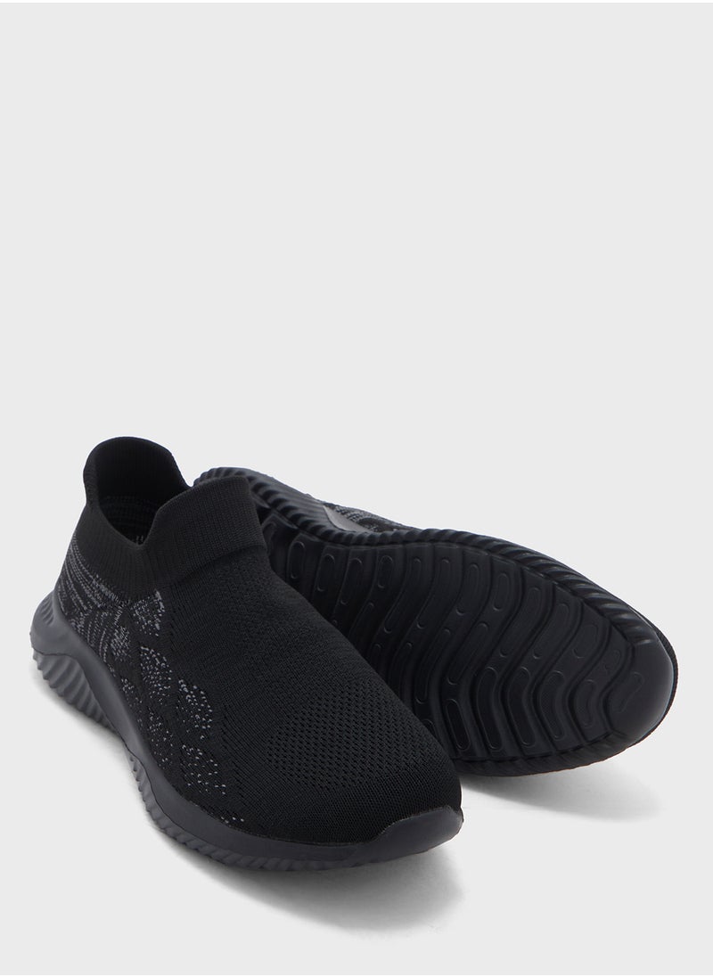 Seventy Five - Casual Knitted Slip Ons - Image 1
